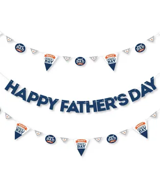 Happy Father's Day - We Love Dad Party Letter Banner Decor - Happy Father's Day