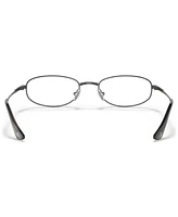 Brooks Brothers Men's Oval Eyeglasses, BB108352-o - Antique-Like Silver