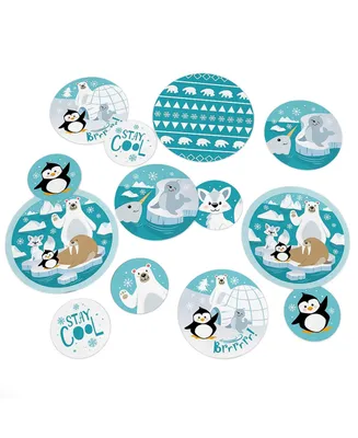 Arctic Polar Animals - Winter Party Decor - Large Confetti 27 Ct