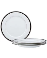 Noritake Austin Platinum Set of 4 Dinner Plates