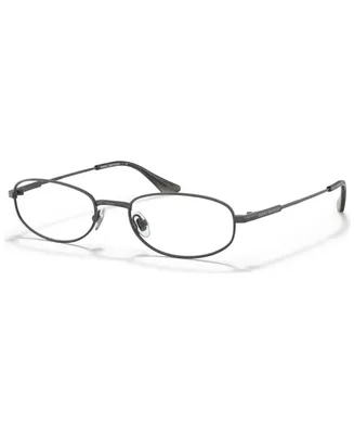Brooks Brothers Men's Oval Eyeglasses, BB108352-o - Antique-Like Silver