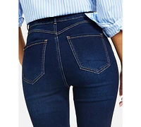 Dollhouse Curvy Double Button High Rise Skinny Jeans