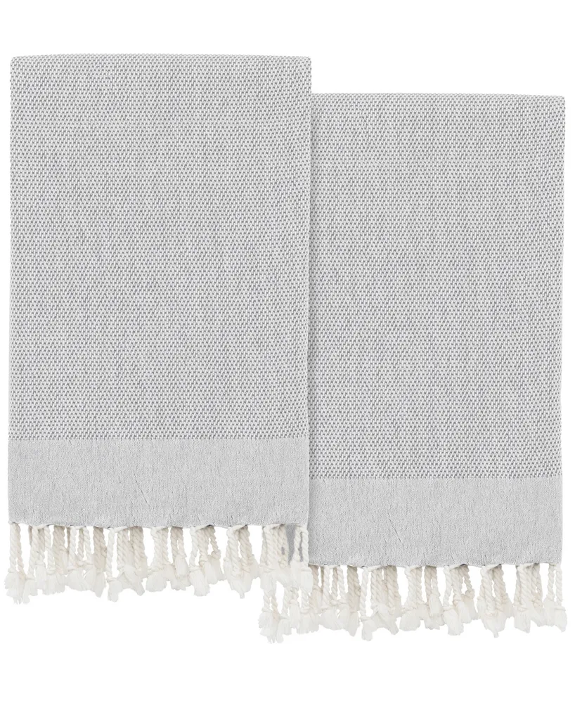 Linum Home Textiles Fun Paradise Pestemal Pack of 2 100% Turkish Cotton Beach Towel