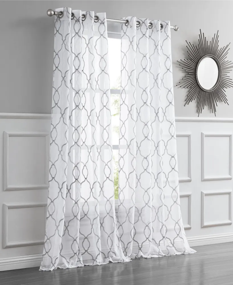 Dainty Home Springfield Window Panel, 54" x 84"