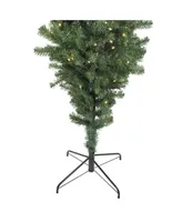 Northlight Pre-Lit Spruce Artificial Upside Down Christmas Tree with Warm Led Lights, 7.5'