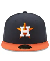 Men's New Era Navy Houston Astros 2022 Postseason Road Side Patch 59FIFTY Fitted Hat