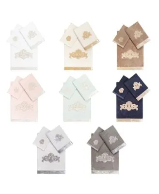 Linum Home Textiles Turkish Cotton May Embellished Towel Sets Collection