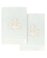 Linum Home Textiles Turkish Cotton May Embellished Hand Towel Set, 2 Piece