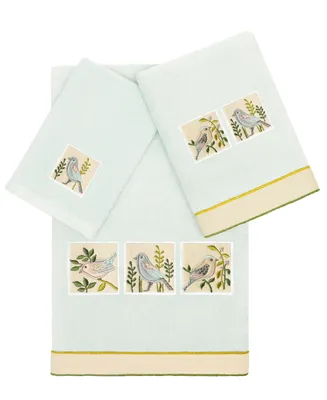 Linum Home Textiles Turkish Cotton Belinda Embellished Towel Set