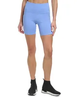 Dkny Sport Women's Balance Super High Rise Pull-On Bicycle Shorts