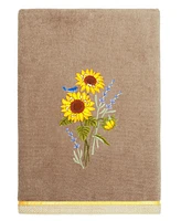 Linum Home Turkish Cotton Girasol Embellished 3-Pc. Bath Towel Set