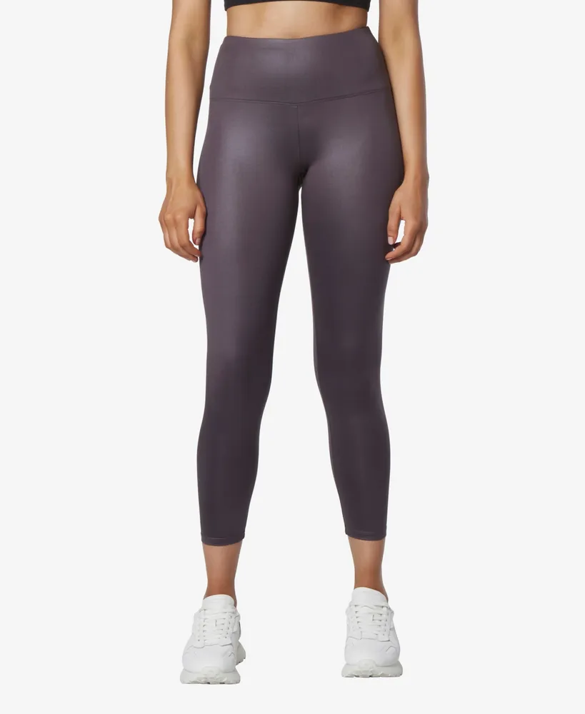 High-Waisted PowerSoft Ribbed 7/8 Leggings