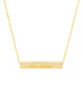 Macy's Gold Plated Love, Faith, Believe, Blessed Necklace