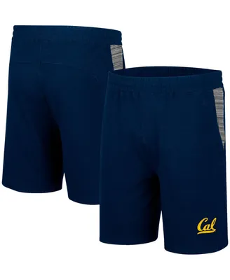Men's Colosseum Navy Cal Bears Wild Party Tri-Blend Shorts
