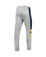 Men's Colosseum Heathered Gray and Navy West Virginia Mountaineers Bushwood Pants