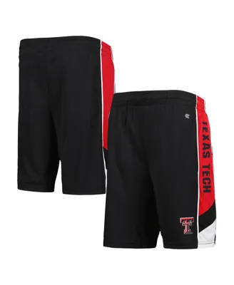 Big Boys Colosseum Black Texas Tech Red Raiders Pool Side Shorts