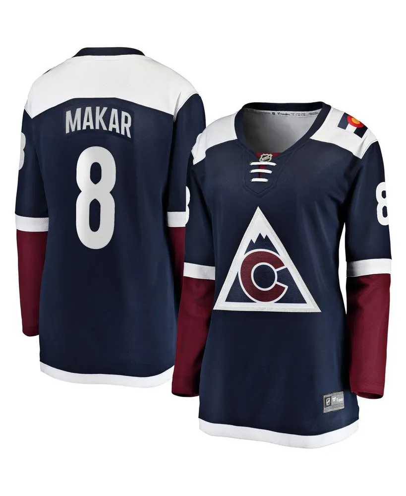 Women's Fanatics Branded Cale Makar Navy Colorado Avalanche Alternate  Premier Breakaway Player Jersey