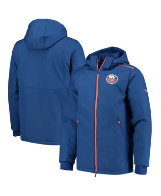 Men's Fanatics Royal New York Islanders Authentic Pro Rink Parka Full-Zip Hoodie Jacket