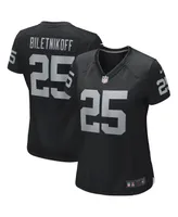 Women's Nike Fred Biletnikoff Black Las Vegas Raiders Game Retired Player Jersey