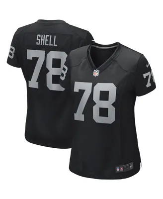 Women's Nike Art Shell Black Las Vegas Raiders Game Retired Player Jersey