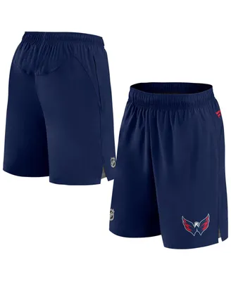 Men's Fanatics Navy Washington Capitals Authentic Pro Rink Shorts