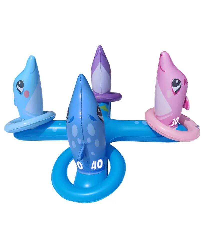 Splash Buddies Inflatable Dolphin Ring Toss Game