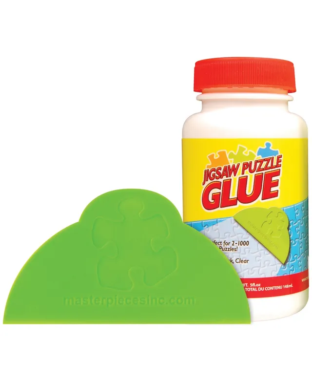Masterpieces Puzzle Glue 5 oz. 2-Pack - With Spreader - Clear