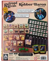 Forbidden Games Railroad Rivals the Robber Baron Expansion Premium Edition Set, 112 Piece