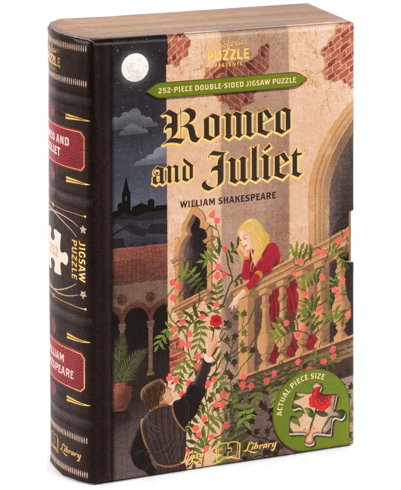 Professor Puzzle William Shakespeare's Romeo and Juliet Double-Sided Jigsaw  Puzzle Set, 252 Pieces