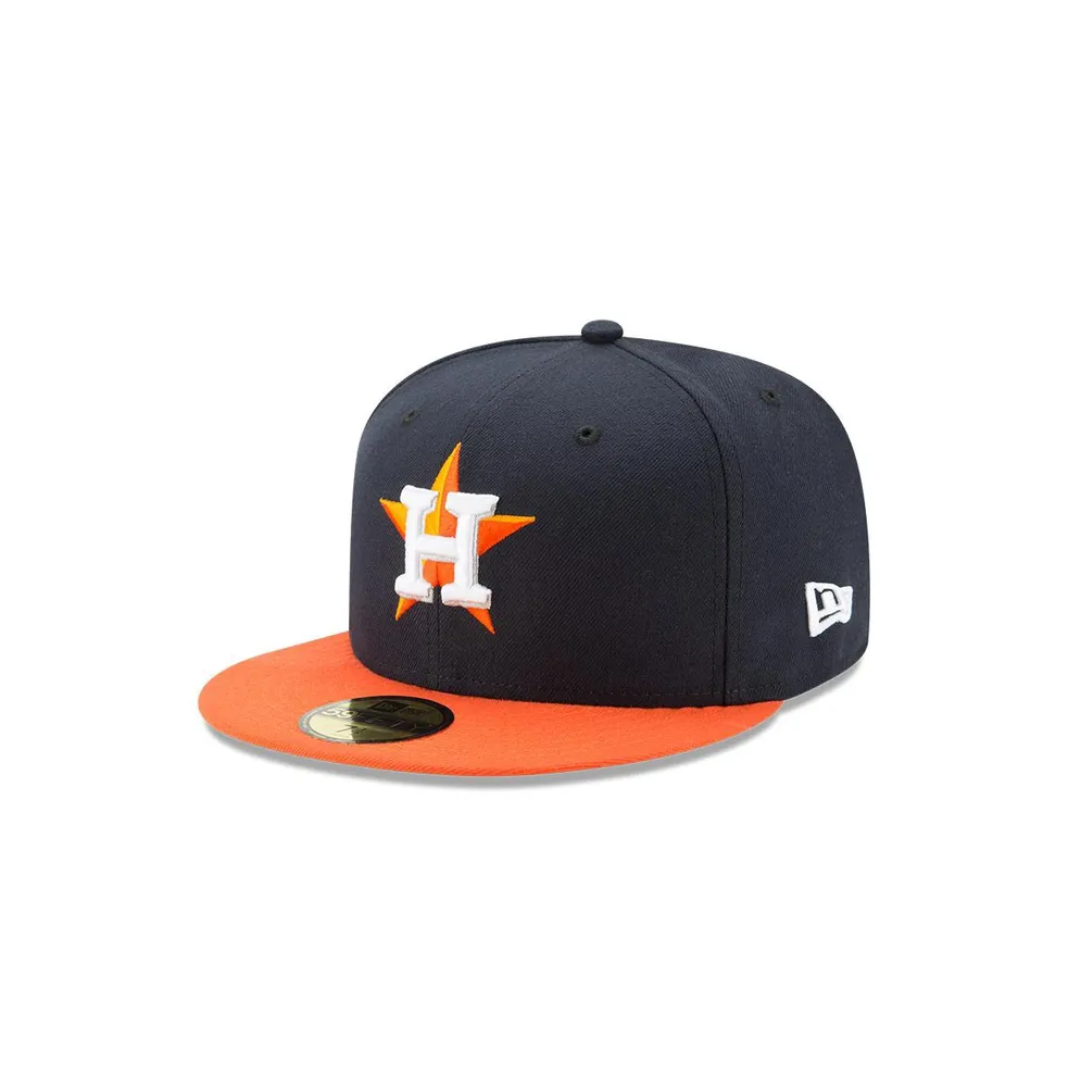 Men's New Era Navy, Orange Houston Astros 2022 World Series Champions Side Patch 59FIFTY Fitted Hat