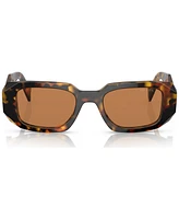 Prada Symbole Rectangular Women's Sunglasses, Pr 17WS