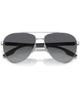 Prada Linea Rossa Men's Polarized Sunglasses, Ps 52YS61-yp - Silver