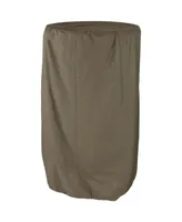 Sunnydaze Decor Polyester Outdoor Tiered Fountain Cover - Khaki - 38 in