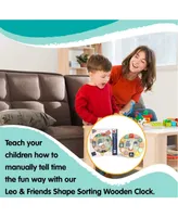 Leo & Friends Shape Sorting Clock