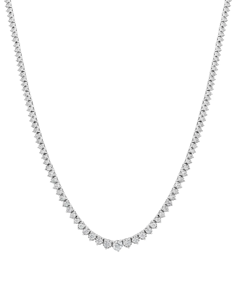 Diamond Tennis Necklace (3 ct. t.w.) 14k White Gold or Yellow