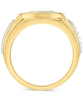 Men's Diamond Cluster Ring (1 ct. t.w.) in 10k Gold