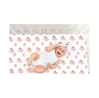 Bublo Baby Baby Bassinet Sheet Set for Boy and Girl, 3 Pack, Universal Fitted for Oval, Hourglass & Rectangle Bassinet Mattress