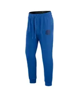 Men's Fanatics Heather Royal New York Islanders Authentic Pro Road Jogger Sweatpants