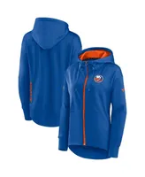 Women's Fanatics Royal New York Islanders Authentic Pro Rink Full-zip Hoodie