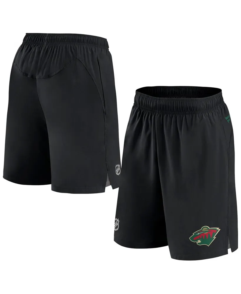 Men's Fanatics Black Minnesota Wild Authentic Pro Rink Shorts