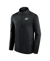 Men's Fanatics Black Dallas Stars Authentic Pro Rink Fleece Full-zip Jacket