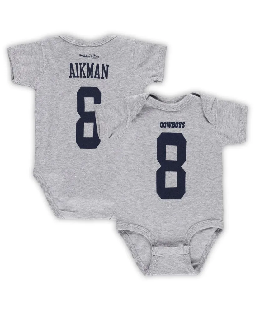 Mitchell & Ness Newborn and Infant Boys and Girls Troy Polamalu Black  Pittsburgh Steelers Retro Name and Number Bodysuit