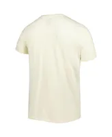 Men's New Era Cream Cleveland Browns Sideline Chrome T-shirt