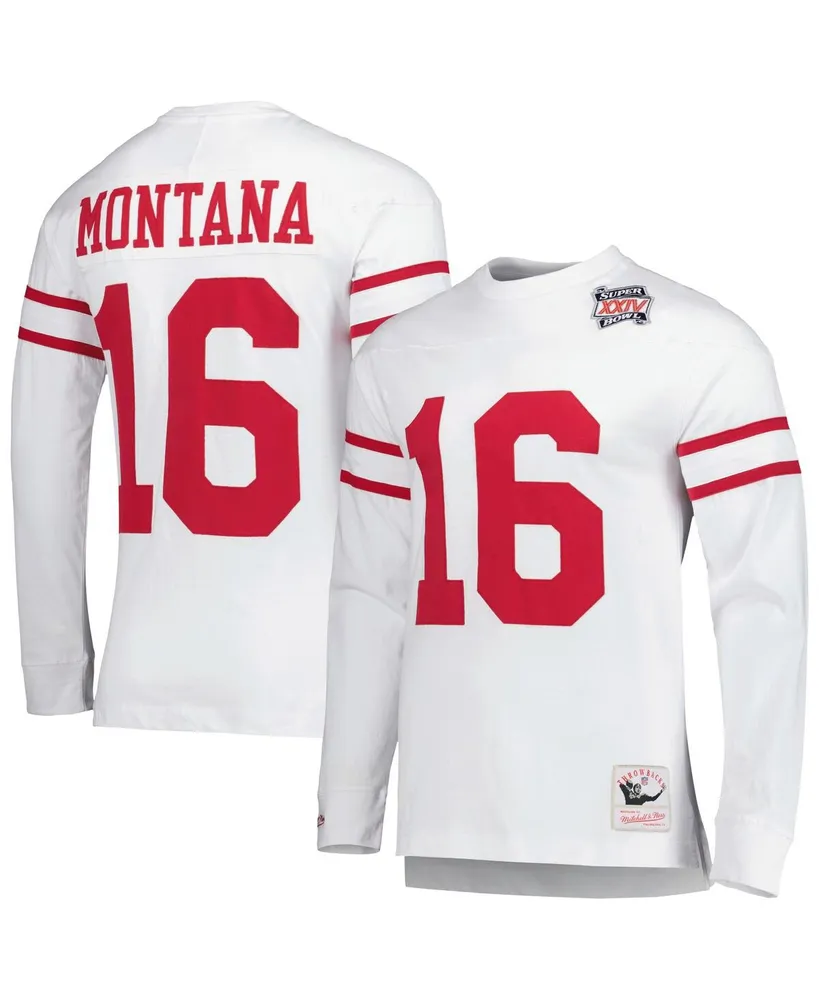 Jerry Rice San Francisco 49ers Mitchell & Ness Big & Tall Retired Player  Name & Number Long Sleeve Top - Scarlet