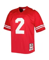 Men's Mitchell & Ness Cris Carter Scarlet Ohio State Buckeyes Authentic Jersey