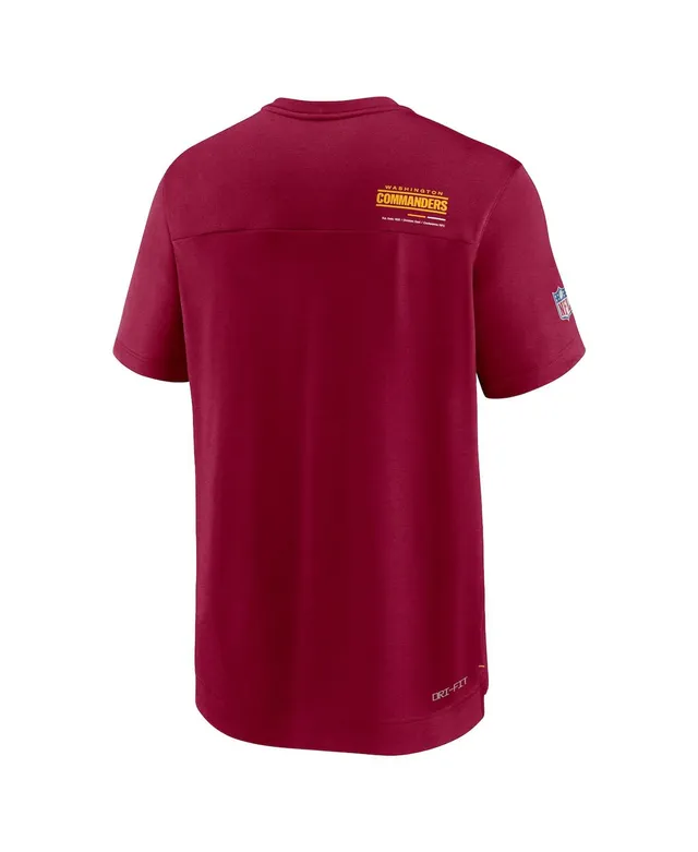 Nike Men's Nike Burgundy Washington Commanders Sideline Coach Chevron Lock  Up Logo V-neck Performance T-shirt