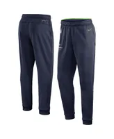 Men's Nike College Navy Seattle Seahawks Sideline Logo Performance Pants