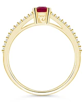 Macy's Ruby (3/4 Ct. t.w.) and Diamond (1/5 Ring