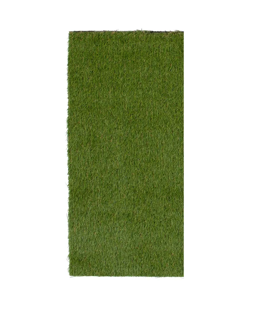 Km Home Tough Artificial Turf 2236-36oz 3'9" x 10' Runner Outdoor Area Rug