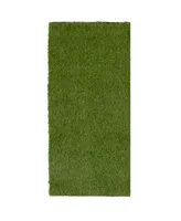 Km Home Tough Artificial Turf 2236-36oz 3'9" x 10' Runner Outdoor Area Rug